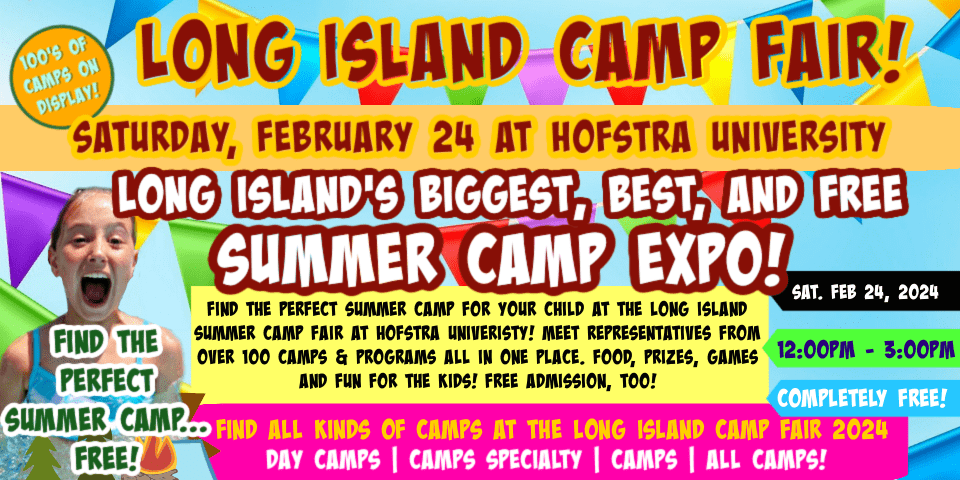 Long Island Camp Fair colorful photo illustration